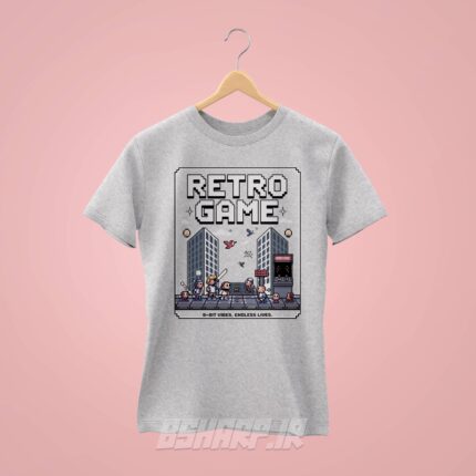 تیشرت Gamer طرح رترو گیم - Image 5