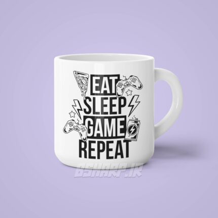 ماگ Gamer طرح Eat Sleep Game Repeat - Image 20