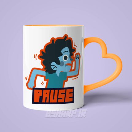 ماگ Gamer طرح Pause - Image 16