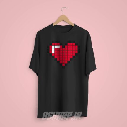 تیشرت Gamer طرح قلب - Image 8