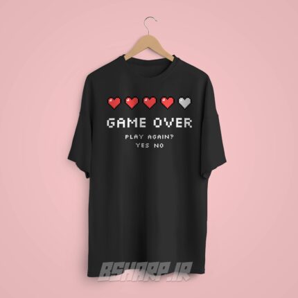 تیشرت Gamer طرح Play Again - Image 8