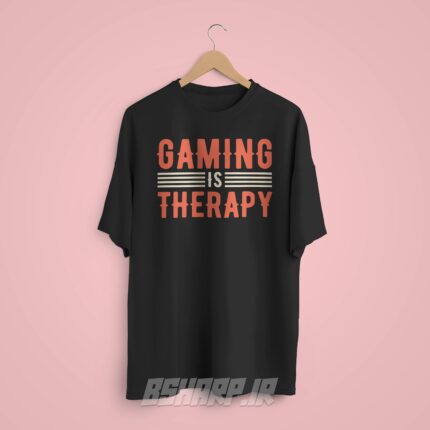 تیشرت Gamer طرح Gaming Is Therapy - Image 8