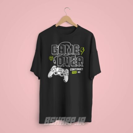 تیشرت Gamer طرح Continue - Image 8