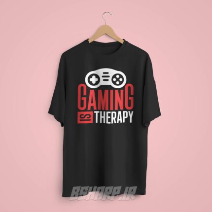 تیشرت Gamer طرح بازی یک تراپیه - Image 8