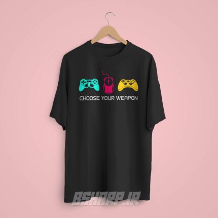 تیشرت Gamer طرح اسلحت رو انتخاب کن - Image 8