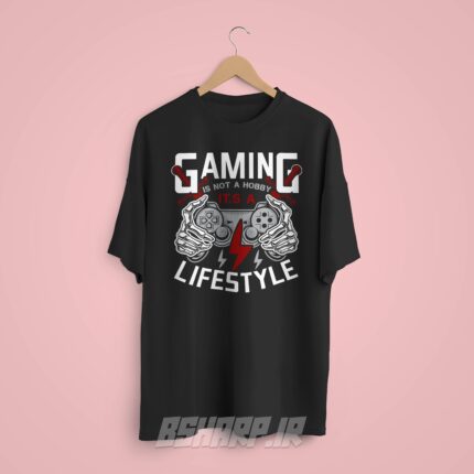 تیشرت Gamer طرح سبک زندگی - Image 8