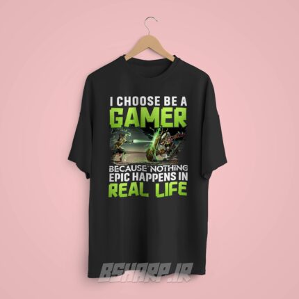 تیشرت Gamer طرح گیم رو انتخاب میکنم - Image 8