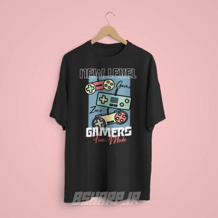 تیشرت Gamer طرح مرحله جدید - Image 8