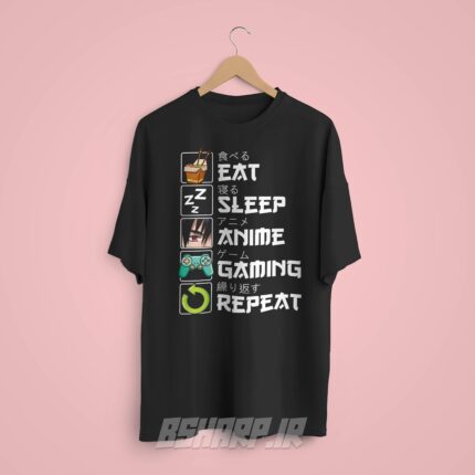 تیشرت Gamer طرح انیمه و بازی - تصویر 8