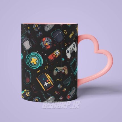 ماگ Gamer طرح کهکشان بازی ها - Image 18