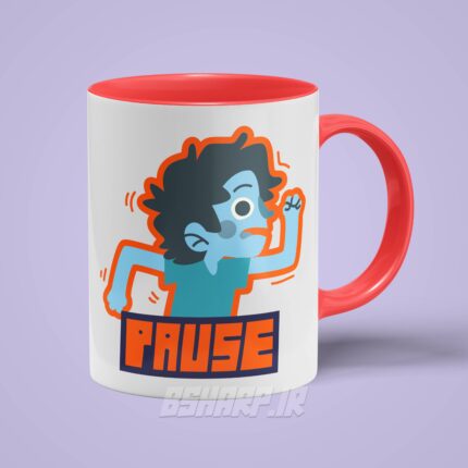 ماگ Gamer طرح Pause - Image 9