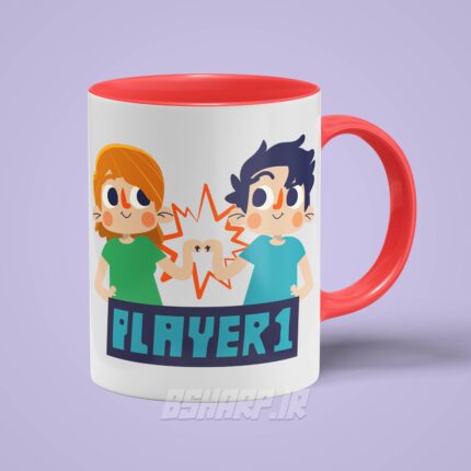 ماگ Gamer طرح Player 1 - Image 9