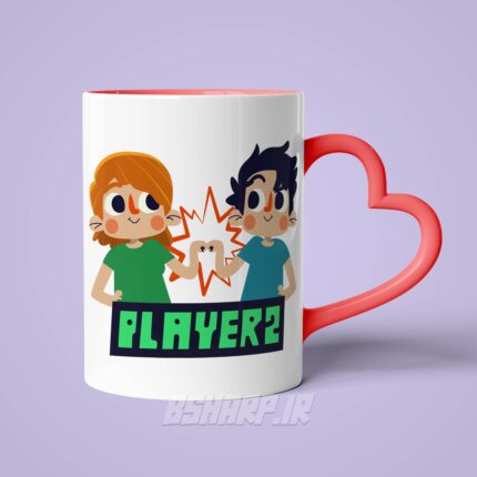 ماگ Gamer طرح Player 2 - Image 18