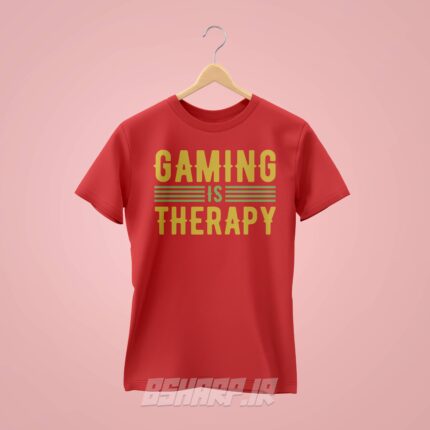 تیشرت Gamer طرح Gaming Is Therapy - Image 3
