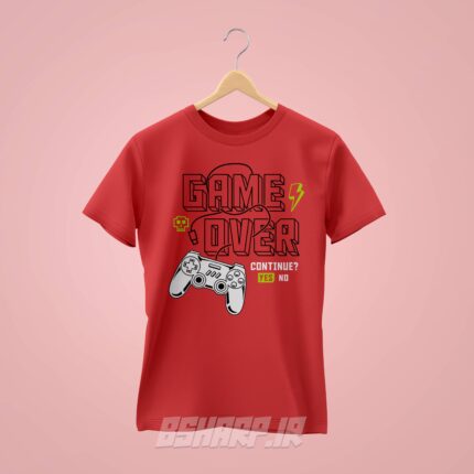 تیشرت Gamer طرح Continue - Image 3