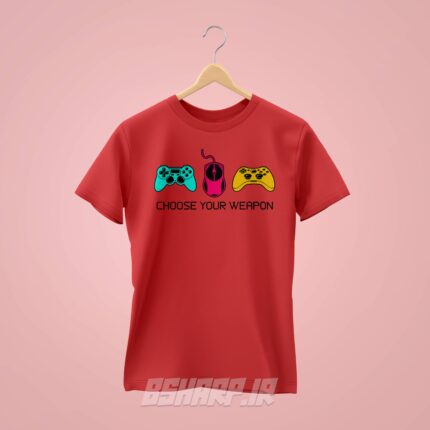 تیشرت Gamer طرح اسلحت رو انتخاب کن - Image 3