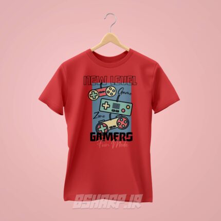 تیشرت Gamer طرح مرحله جدید - Image 3