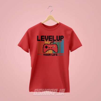 تیشرت Gamer طرح Level Up Your Life - Image 3