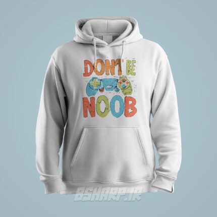 هودی Gamer طرح Don't Be Noob - Image 2