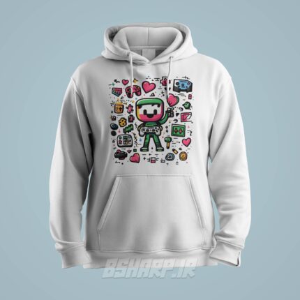هودی Gamer طرح لذت - Image 2