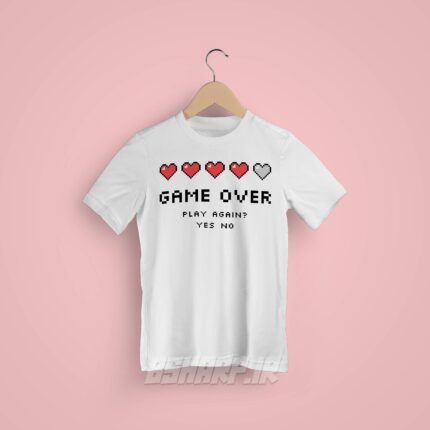 تیشرت Gamer طرح Play Again - Image 7