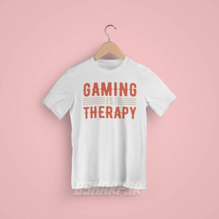 تیشرت Gamer طرح Gaming Is Therapy - Image 7