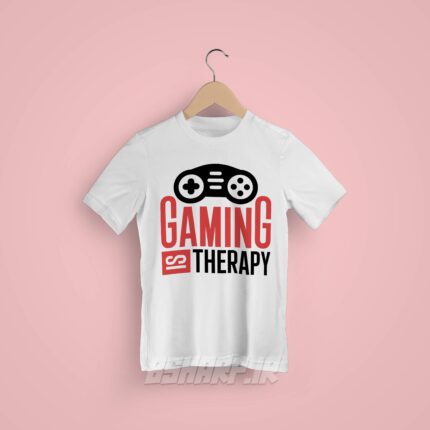 تیشرت Gamer طرح بازی یک تراپیه - Image 7