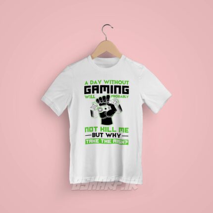 تیشرت Gamer طرح Why Take The Risk - Image 7