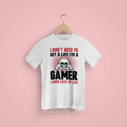 تیشرت Gamer طرح I Have Lots Of Life - تصویر 7