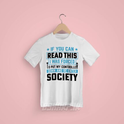 تیشرت Gamer طرح مجبورم کردن - Image 7