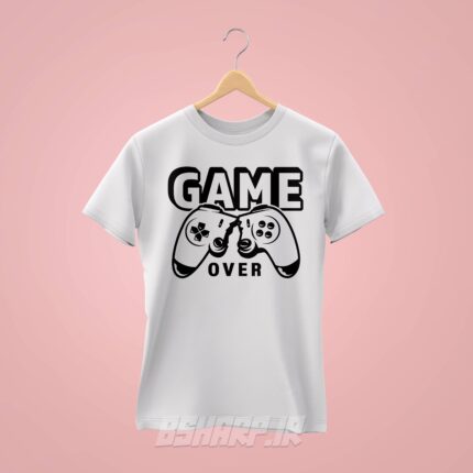 تیشرت Gamer طرح Game Over - Image 2