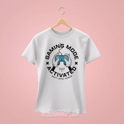 تیشرت Gamer طرح Gaming Mode Activated - Image 2