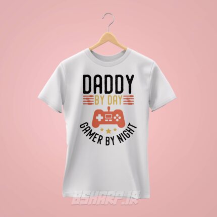 تیشرت Gamer طرح Daddy Gamer - Image 2