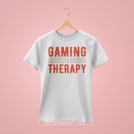 تیشرت Gamer طرح Gaming Is Therapy - Image 2