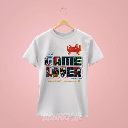 تیشرت Gamer طرح Insert Coin - Image 2