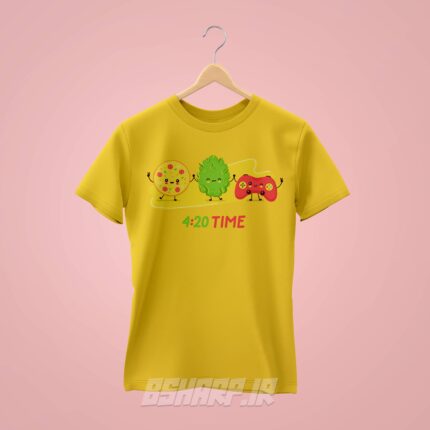 تیشرت Gamer طرح 4:20 Time - Image 4