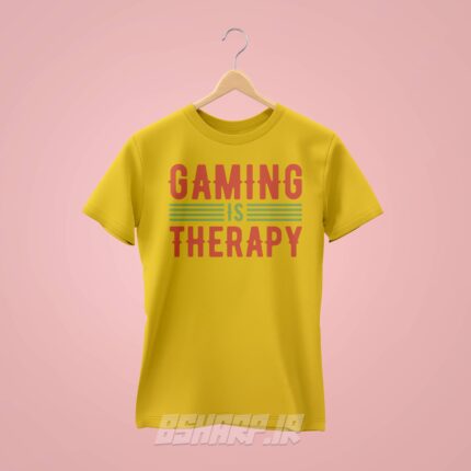 تیشرت Gamer طرح Gaming Is Therapy - Image 4
