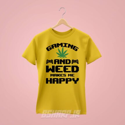 تیشرت Gamer طرح What Makes Me Happy - Image 4