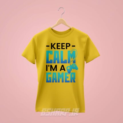 تیشرت Gamer طرح Keep Calm - Image 4