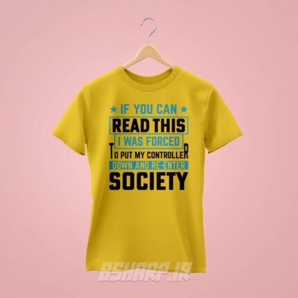 تیشرت Gamer طرح مجبورم کردن - Image 4
