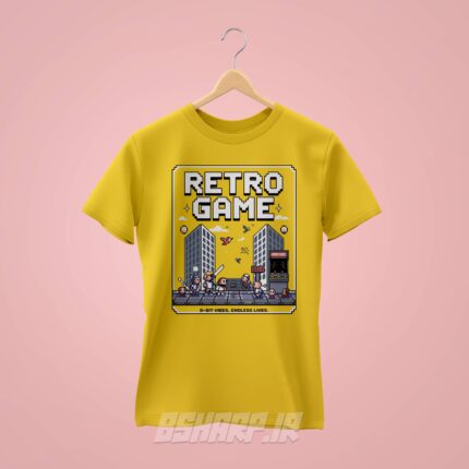 تیشرت Gamer طرح رترو گیم - Image 4